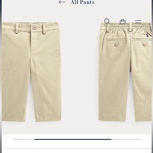 NWT Ralph Lauren Cotton Chino Pants